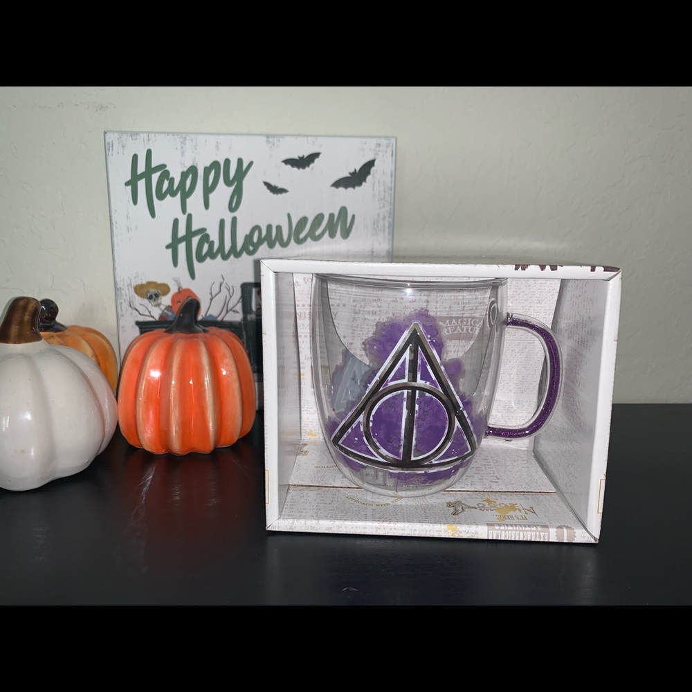 Harry Potter Glass Glitter Mug